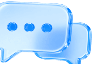Live chat conversation bubbles